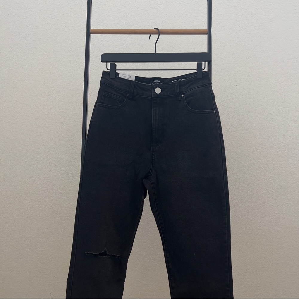 COTTON ON - black mom jeans